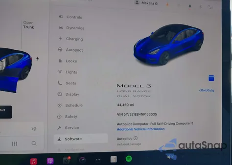 2022 Tesla Model 3 Long Range Dual Motor All-Wheel Drive из США, поврежденный, VIN 5YJ3E1EB4NF153035